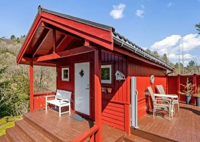 Ferienhaus Gemütliches Helles Am Mit Panoramaseeblick + Hütte Und Nahe Lyngdal